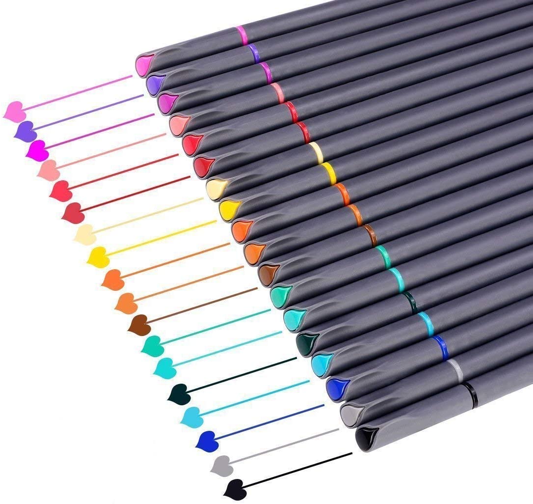 iBayam Journal Planner Pens Colored Pens Fine Point Markers Fine Tip D –  rrrsale