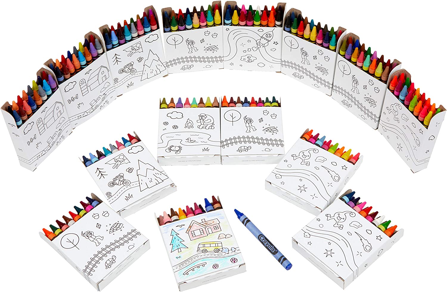Crayola Crayon Tub (240 Crayons), Bulk Crayon Set for Classrooms, Kids  Coloring Supplies, Art Supplies for Kids, Ages 3+ [ Exclusive]